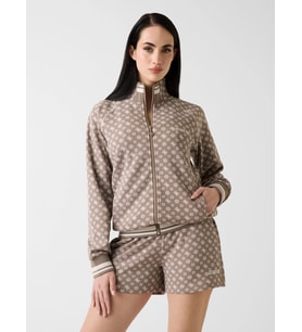 Guess Aggie Kadın Aktif Scuba Sweatshirt
