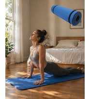 10 mm Fitness ve Pilates Matı Kaydırmaz Taban Konforlu Spor Minderi Hafif Taşınabilir