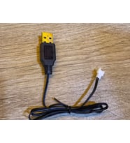 Uzaktan Kumandalı Araba Pili USB Şarj Kablosu – 3.7V Beyaz Soket Girişli Şarj Edilebilir Pil Şarj Kablosu