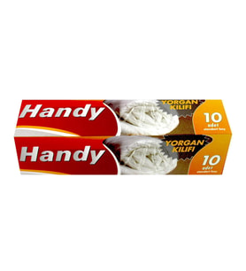 Handy Vakumsuz Şeffaf Yorgan Yastık Battaniye Nevresim Kılıfı Poşeti Torbası - 10 Adetlik 1 Kutu