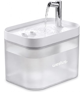 inPets H13™ 1.5 Litre Ultra Sessiz Evcil Hayvan Kedi Köpek Su Pınarı Çeşmesi Su Sebili Şelalesi 3 Akış Hızı Kontrollü Yıkanabilir Filtreli Gıda Sınıfı Antibakteriyel (BPA Free)
