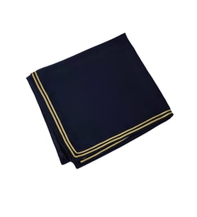 Enba Biyeli Medine İpeği Düz Renk Eşarp 100x100 cm – Şıklık ve Konfor (Lacivert)