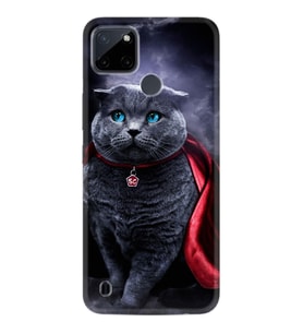 C21y Kılıf Silikon Desen Özel Seri Super Cat 1666