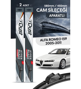 Alfa Romeo 159 2005-Sonrası Uyumlu Silecek Takımı 580MM/450MM S16