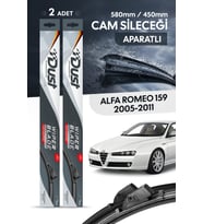 Alfa Romeo 159 2005-Sonrası Uyumlu Silecek Takımı 580MM/450MM S16