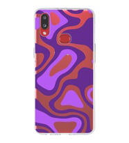 Samsung Galaxy A10s  Kapak Renkli Desen Tasarımlı Şeffaf Silikon Kılıf