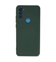 General Mobile Gm 21 Plus Kılıf Nano İçi Kadife Silikon - Koyu Yeşil