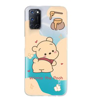 Oppo A52/A72/A92 Uyumlu Winnie The Pooh Tasarımlı Şeffaf Telefon Kılıfı