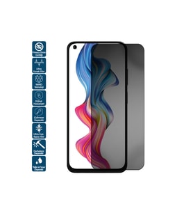 Genaral Mobile Gm 21 G310 Uyumlu Privacy Hayalet Cam Ekran Koruyucu (Siyah)