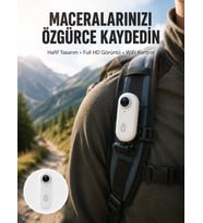 Geniş Açı Lensli Wifi Spor Ve Vlog Kamerası Yeni Nesil