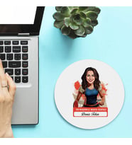 Kişiye Özel Hediye Karikatürlü En Güzel Masa Tenisçisi Mousepad