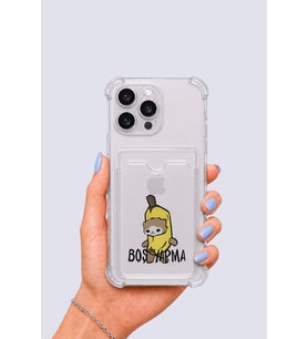 iPhone 14 Pro Max Kartlıklı Boş Yapma Desenli Kılıf