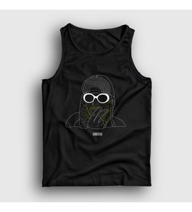 Presmono Unisex Siyah Neon Nirvana Kurt Cobain Atlet 35720tt