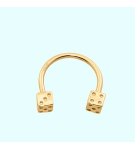 Altın Burun Hızma Piercing 14 Ayar Zar