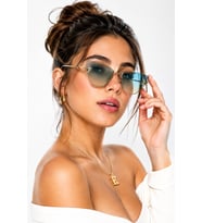 YENİ SEZON CAT EYE KADIN YEŞİL GÜNEŞ GÖZLÜĞÜ