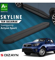 Ssangyong Actyon Sports Skyline Siyah Yan Basamak 203 Cm 2007-2018 A+ Kalite