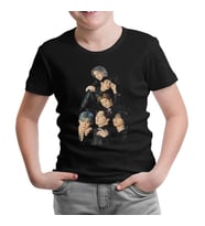 Super M - Group Siyah Çocuk Tshirt