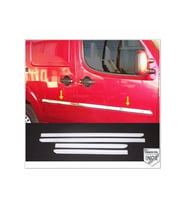 Fiat Doblo Uyumlu Yan Kapı Çıtası 2000-2006 Paslanmaz Çelik Parça