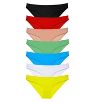 Mulvxbrf Brf02 7 Adet Süper Eko Set Likralı Kadın Slip Külot  (Mulvix)
