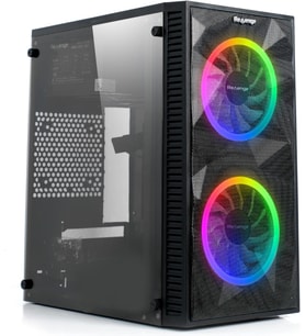 Magic Mikro Atx 2 Rainbow Fanlı Mesh Panel Akrilik Gaming Oyuncu Bilgisayar Kasası (0, Watt)