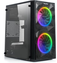 Magic Mikro Atx 2 Rainbow Fanlı Mesh Panel Akrilik Gaming Oyuncu Bilgisayar Kasası (0, Watt)