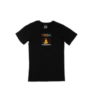 Yoga Therapy Siyah Tişört