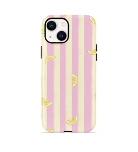 iPhone 15 Vorian Çift Katmanlı MagSafe Kılıf Pink Lemon Parade