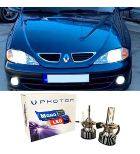 Renault Megane 1 Led Xenon Kısa Far Ampulü H7 Mono Yeni Seri Beyaz