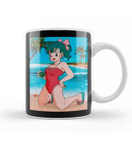 Bulma Classic Anime Girl Beach Swimsuit Kupa Bardak Porselen