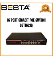MCG  16 PORT GİGABİT POE SWİTCH 10/100/1000 Mbps BST1621G