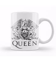 Queen Logo  Kupa Bardak Porselen