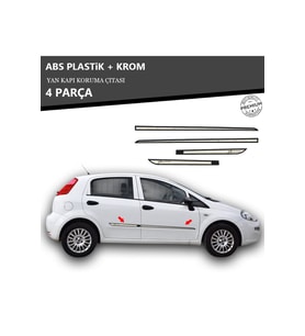 FIAT PUNTO YAN KAPI KORUMA ÇITASI PLASTİK + KROM