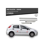 FIAT PUNTO YAN KAPI KORUMA ÇITASI PLASTİK + KROM