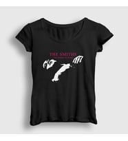 Presmono Kadın Haki The Queen Is Dead The Smiths T-Shirt 525111tt (Siyah)