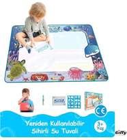 Su Büyüsü – Su ile Renkli Boyama Halısı Eğitici Oyun Matı