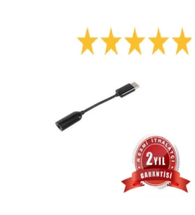 Xiaomi Type-c 3.5mm Audio Kulaklık Jack Dönüştürücü Siyah