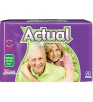 Actual Yetişkin Hasta Bezi Bel Bantlı XL - Ekstra Büyük - Extra Large 30 Adet