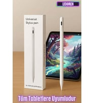 Ally K-2260 Universal Kapasitif Stylus iPad Tablet Dokunmatik Kalemi Beyaz Renk