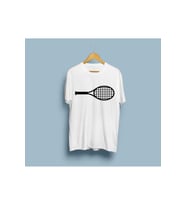 Oversize Raket Tasarım Unisex T-shirt
