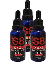Stimul8 Erkeklere 3 Adet Özeı Pompa Yerine Xxxlyağ 30 ml En Boy Ebat 30ML Oil
