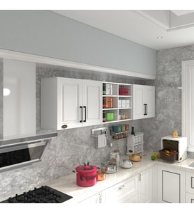 Kenzlife hazır mutfak dolabı bulgur90 byz mod1 90*240*32 mebran kapak suntalam gövde