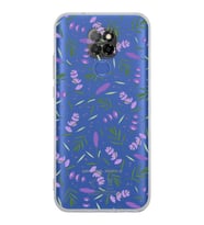PrintiFy General Mobile GM 20 ile Uyumlu 1mm Slim Fit Water Color 3 Baskılı Şeffaf  Kılıf