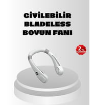 Taşınabilir Boyun Fanı Sessiz Çalışma ve USB Şarj Özellikli