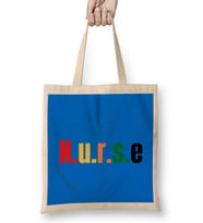 Nurse Gift İdea Ffunny Saying Quote-Nursing Medical Bez Çanta Uzun Saplı
