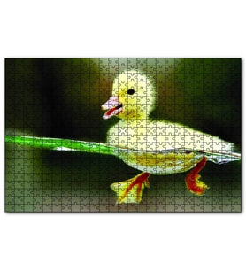 Cakapuzzle  Yavru Sarı Ördek 120 Parça Puzzle Yapboz MDF (Ahşap)