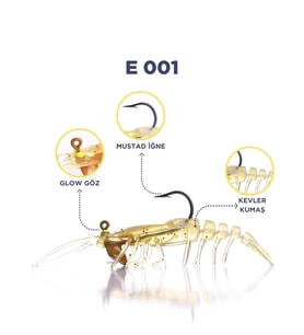 CARETTA SAKURA SHRIMP 6,5G 76Mm E 001