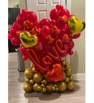 Sevgililer Günü Sürpriz Balon Buket Aranjman
