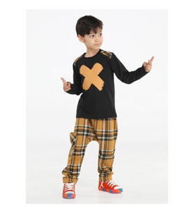 Casa Laci Ekose Pantolon + T-shirt Takım
