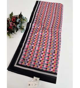 Quare Soft Pamuklu Desenli Şal LDSQ1001