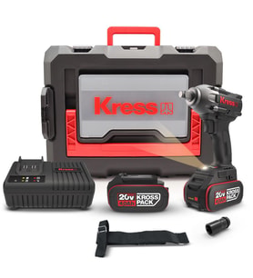 Kress KUB30.2 20Volt/4.0Ah. Li-ion Çift Akülü 300Nm Kömürsüz Profesyonel Şarjlı Somun Sıkma